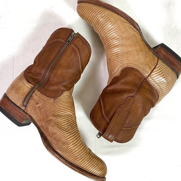 Tecovas The Nick Lizard Western Boots Men's 10 EE - Picture 6 of 7